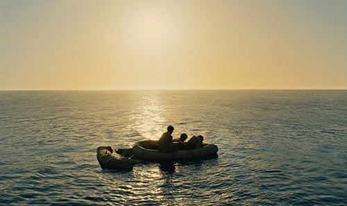 루이 잠페리니는 47일 동안 태평양을 표류했다. ⓒ영화사 제공