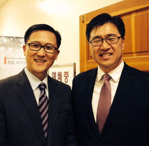 이형석 목사와 방상용 목사