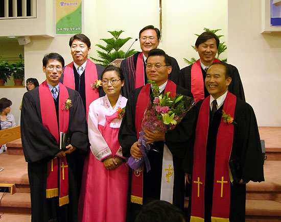 김인선 전도사 목사 안수식