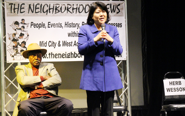 로스앤젤레스 제10지구 시의원 출마자들의 후보 토론회가 열렸다