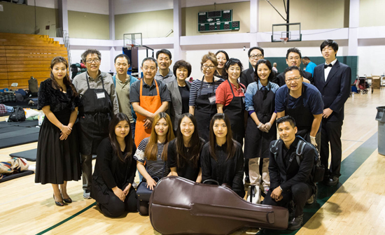 행사를 함께 준비했던 봉사자들.