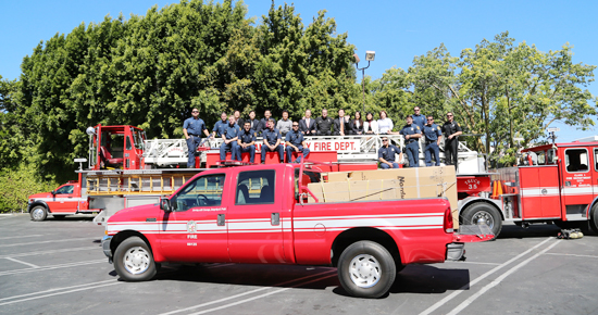 나성순복음교회가 교회 인근 지역을 관할하는 제35 소방서에 3천불 상당의 운동 기구를 도네이션 했다.