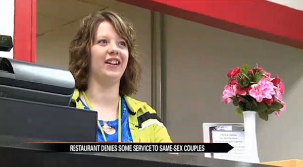 메모리스 피자 가게 주인인 크리스털 오코너.  ©abc57.com