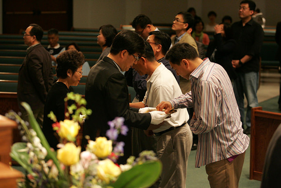 2015년 연합감리교회 한인총회 성찬식