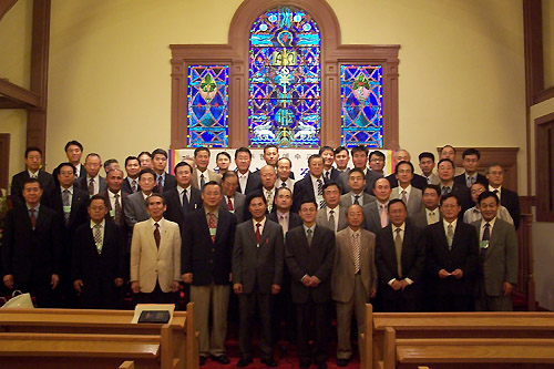 정기노회 기념촬영.