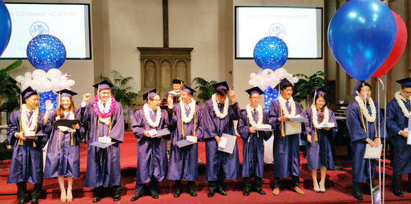 NCA가 제16회 졸업생을 배출했다. 특히 12학년 졸업생들은 전원 미국 명문대에 합격했다. 