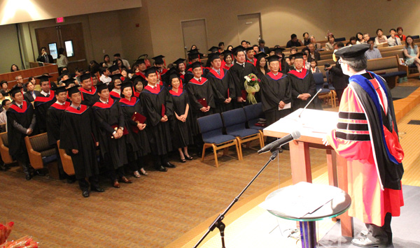 미주장신대 제35회 졸업예배