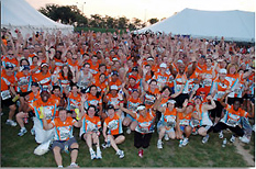 아프리카의 아동을 돕기 위해 2007 시카고 마라톤 레이스를 펼친 5백명의 월드비전 팀원들 ⓒ월드비전