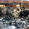 무슬림의 공격으로 불탄 교회