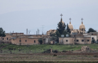 시리아의 아부 티나 소재, 아시리아 기독교 공동체의 모습.