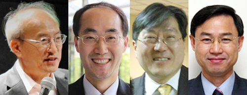 이번 컨퍼런스에서 강의하게 될 강영안 교수, 정성욱 교수, 박성일 목사, 심현찬 목사 