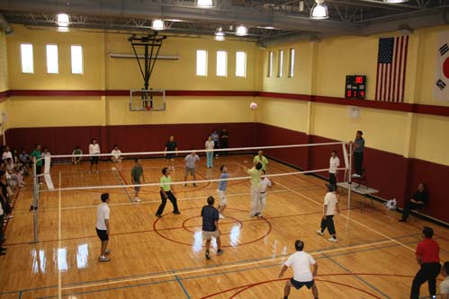 뉴저지 한소망장로교회는 교구별 배구대회와 족구대회를 진행중이다. ⓒ한소망교회