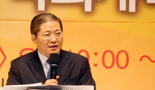 소강석 목사가 강의하고 있다. ⓒ이대웅 기자