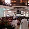지난해 4월 나이지리아 아부자 지역 한 교회에서 열린 보코하람에 납치된 소녀들을 위한 기도회. 피해자의 가족들도 참석했다. ⓒ크리스토퍼 키팅(Kristopher Keating).