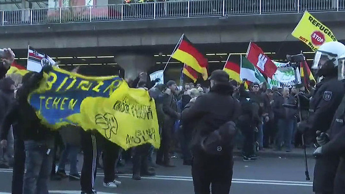 독일에서 이주민·난민으로 말미암은 집단 성폭력 사건이 전역에서 발생하자, 독일 사회에는 반 난민 정서가 확산되고 있다. ©보도영상 자료화면 캡춰