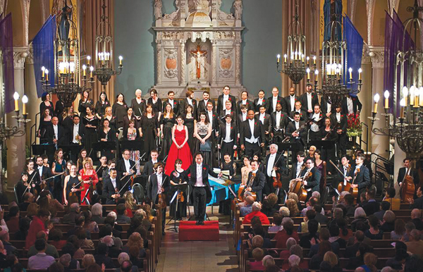 드림 오케스트라 주최 자선공연 모습