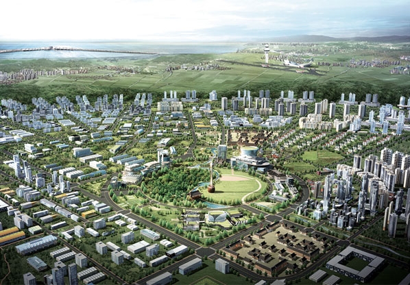 ▲익산시에 조성 중인 식품클러스터단지.