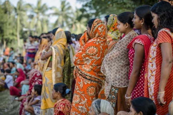 ▲인도의 무슬림들.