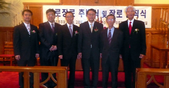 뉴욕은혜장로교회는 지난 21일 원로장로 추대식 및 장로 임직식을 진행했다. ⓒ은혜장로교회 이상호 장로