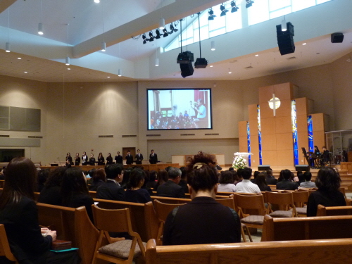 17일 연합장로교회 예배는 고 정인수 목사를 추모하는 형식으로 진행됐다.