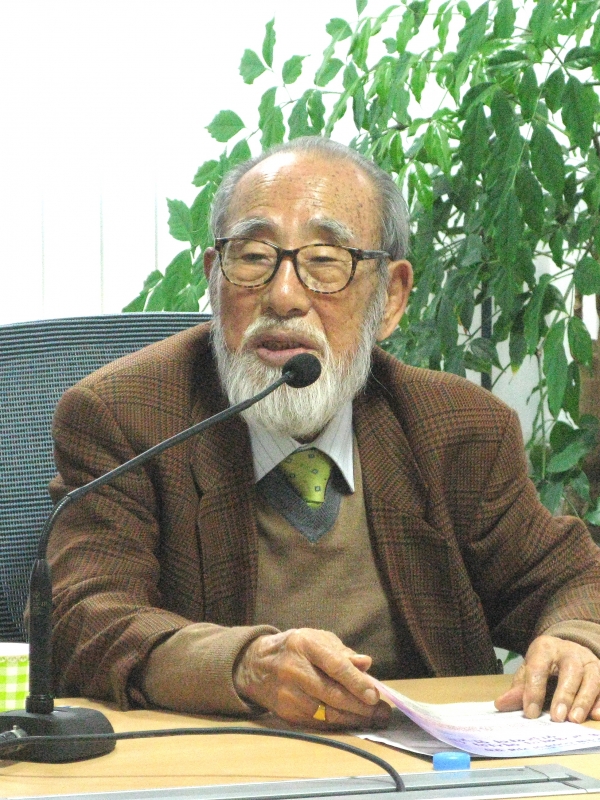 이장식 박사(기독교학술원 고문, 한신대 명예교수)