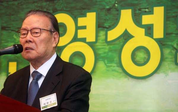 이어령 박사가 강연하고 있다. ⓒ김진영 기자
