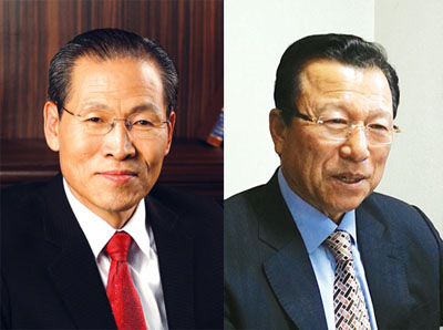 대전 한밭제일교회 이영환 목사와 미주한국기독교부흥협회 회장 지용덕 목사