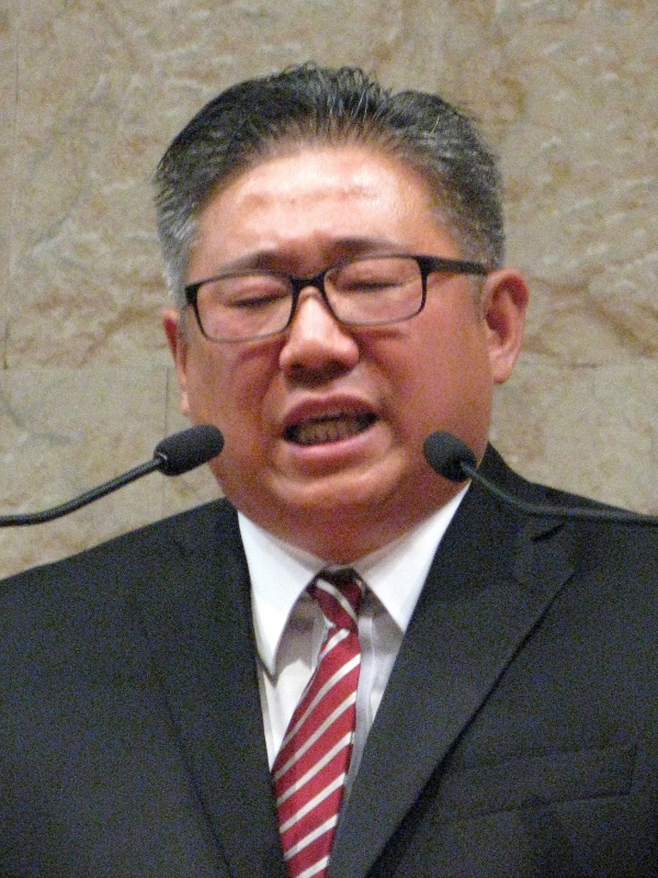 북한을 위해 간절히 기도하고 있는 캐네스 배 선교사. ©홍은혜 기자