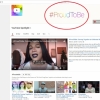 ▲유튜브의 동성애 응원페이지 '#ProudToBe'. ©YouTube