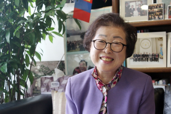 박옥희 선교사는 “독일에서 기차를 많이 탔는데, 거기서 많은 사람들을 만나 전도할 수 있어 좋았다”고 말했다. ⓒ이대웅 기자