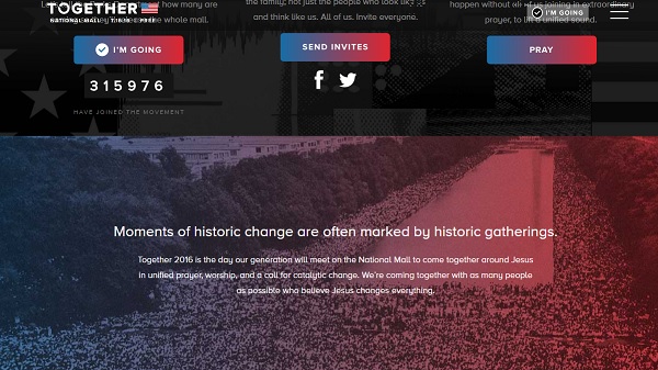 투게더 2016 공식 홈페이지.