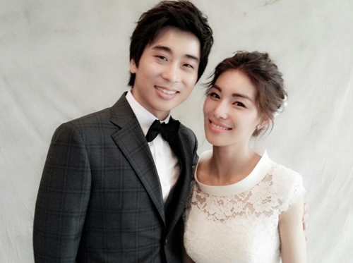 ▲유은성, 김정화 부부.