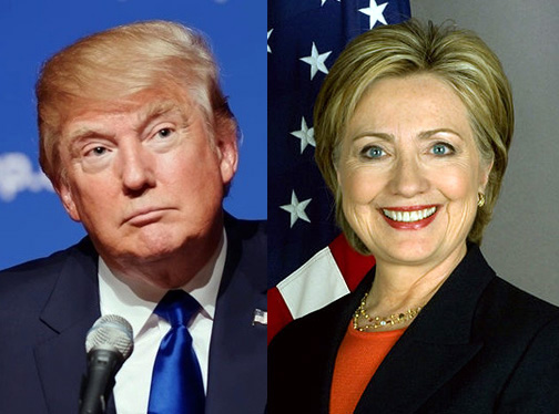 도널드 트럼프와 힐러리 클린턴