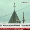 ▲이슬람 수니파 무장세력 이슬람국가(IS)가 26일(현지시간) 프랑스 한 성당에 테러를 저질렀다. ©CNN 보도화면 캡처
