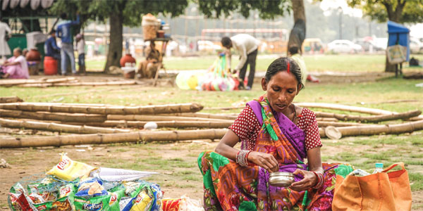 한 인도 여성의 모습. ⓒ오픈도어선교회