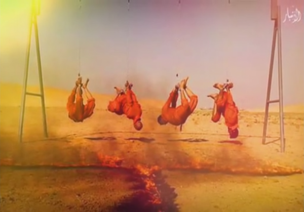 
IS 처형 
▲지난 2015년 IS가 공개한 화형 장면. ⓒ유튜브 화면캡쳐
