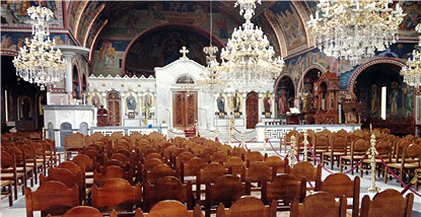 유럽 한 수도원 교회당.