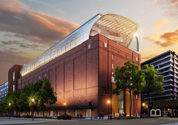 성경박물관이 완성되었을 때의 모습을 그린 조감도.